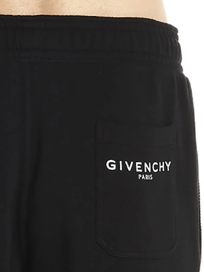 Shop Givenchy Printed Sweatpants In Black