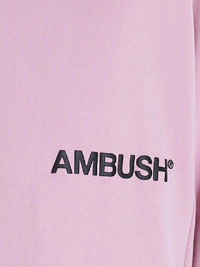 Shop Ambush Logo Crewneck Sweatshirt In Pink