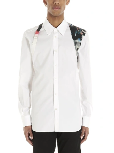 Shop Alexander Mcqueen Harness Detail Shirt In White