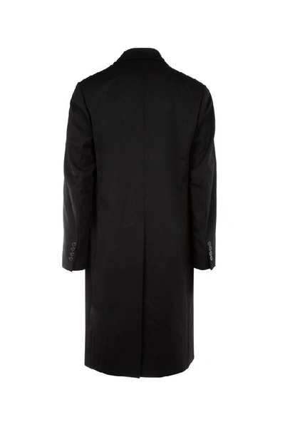 Shop Prada Single Breasted Coat In Black