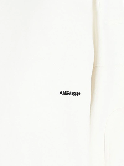 Shop Ambush Logo Embroidered Sweatshirt In White