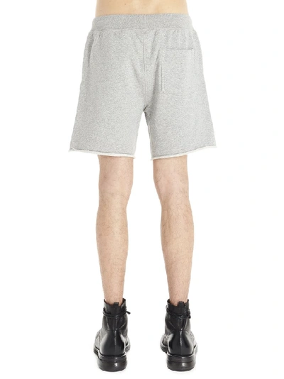 Shop Helmut Lang Drawstring Shorts In Grey
