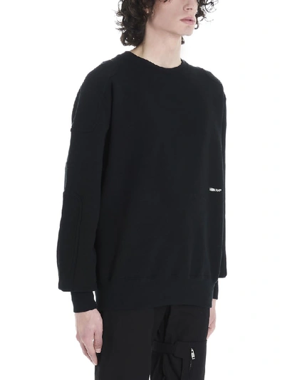 Shop Ambush Logo Embroidered Sweater In Black