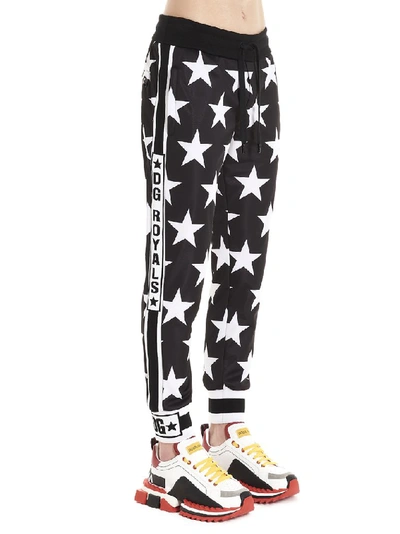 Shop Dolce & Gabbana All Over Star Print Sweatpants In Multi