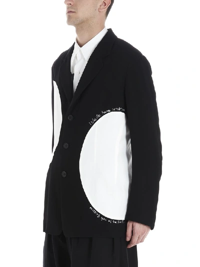 Shop Yohji Yamamoto Single Breasted Blazer In Black