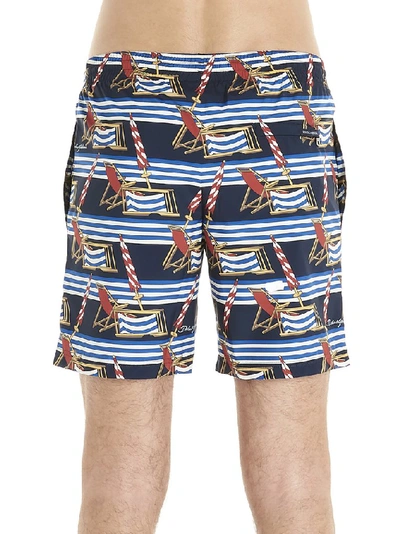 Shop Dolce & Gabbana Printed Swim Shorts In Multi