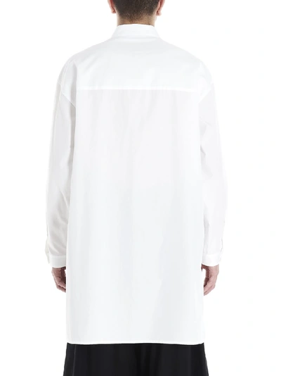 Shop Yohji Yamamoto Be With Me Print Shirt In White