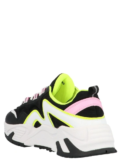 Shop Msgm Chunky Sole Sneakers In Multi