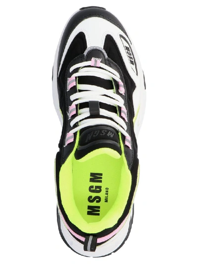 Shop Msgm Chunky Sole Sneakers In Multi