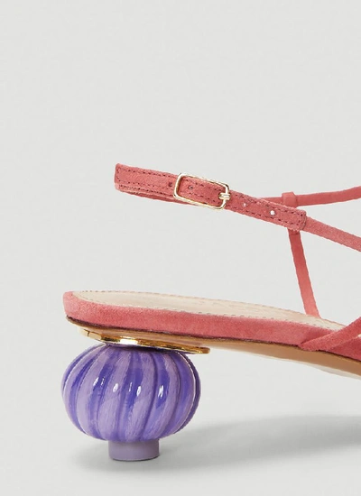 Shop Jacquemus Les Vallena Mules In Multi