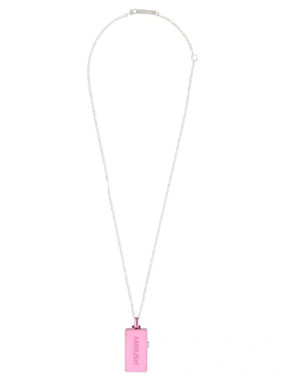 Shop Ambush Usb Pendant Necklace In Pink