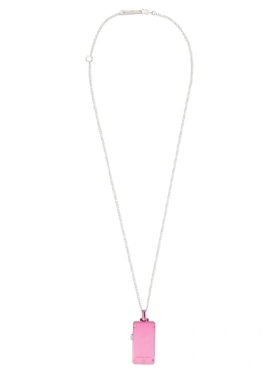 Shop Ambush Usb Pendant Necklace In Pink