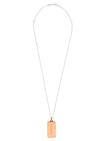 Shop Ambush Usb Pendant Necklace In Orange