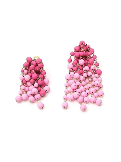Shop Jacquemus Les Mimosas Earrings In Pink