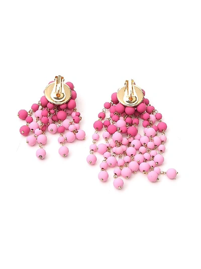 Shop Jacquemus Les Mimosas Earrings In Pink