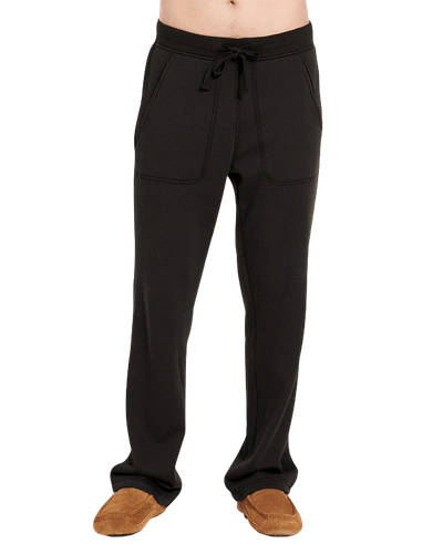 Shop Ugg Men's Gifford Fleece-lined Lounge Pants In Black