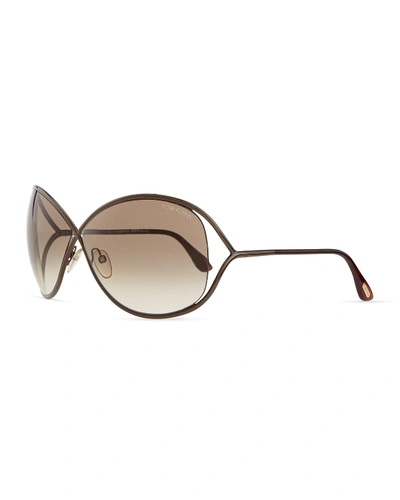 Shop Tom Ford Miranda Sunglasses In Multi Pattern