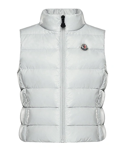 Shop Moncler Ghany Quilted Puffer Vest In White