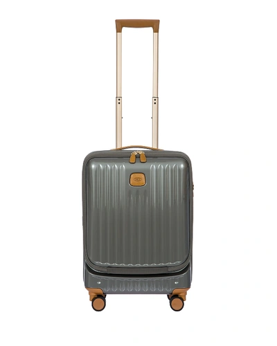 Shop Bric's Capri 21" Carry-on Spinner Luggage In Gray