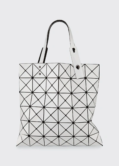 Shop Bao Bao Issey Miyake Lucent Geo Lightweight Collapsible Tote Bag In White