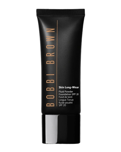 Shop Bobbi Brown Skin Long-wear Fluid Powder Foundation Spf 20 In Warm Almond