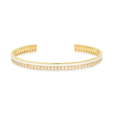 Shop Colette Jewelry Galaxia White Bracelet In Yellow Gold/white