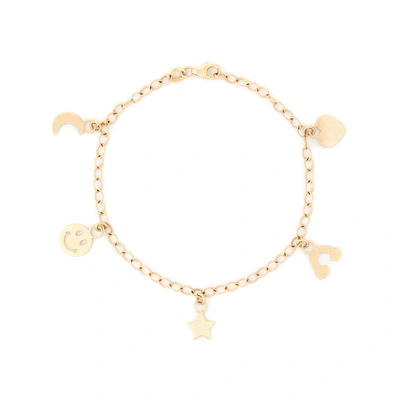 Shop Ariel Gordon Jewelry Charming Bracelet In Yellow Gold