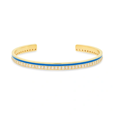 Shop Colette Jewelry Galaxia Blue Bracelet In Yellow Gold/blue