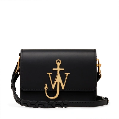 Shop Jw Anderson Black Anchor Logo Bag