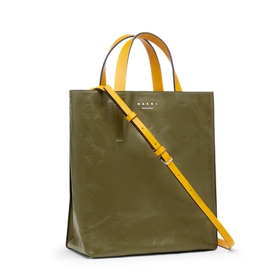 Shop Marni Museo Soft Tote Bag In Moonstone