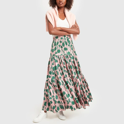 Shop La Doublej Big Skirt In Moses Rosa