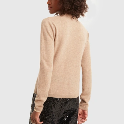 Shop Ganni Cashmere Sweater In Tannin