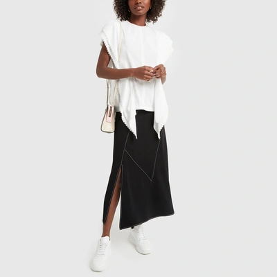 Shop Jw Anderson Tab Detail Kite Top In White