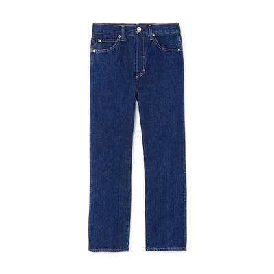 Shop Amo Loverboy High-rise Relaxed Straight Jeans In Indie Blue