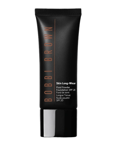 Shop Bobbi Brown Skin Long-wear Fluid Powder Foundation Spf 20 In Walnut