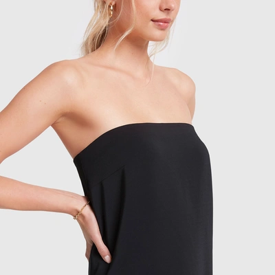 Shop G. Label Thira Strapless Dress In Black