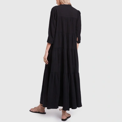 Shop Honorine Long Giselle Dress In Black