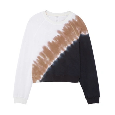 Shop Electric & Rose Echo Wash Ronan Pullover In Onyx/amber/cloud
