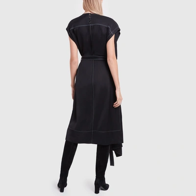 Shop Proenza Schouler Sleeveless Scarf Dress In Black