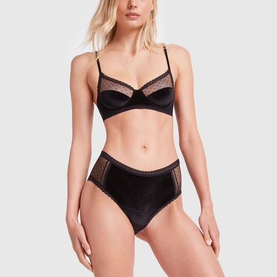 Shop Stella Mccartney Ally Indulging Bikini In Black