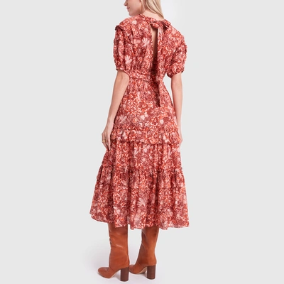 Shop Ulla Johnson Amora Dress In Coral