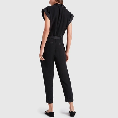 Shop Frame Tux Jumpsuit In Noir