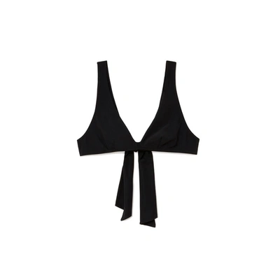 Shop Araks Rosemund Bow-tie Bikini Top In Black