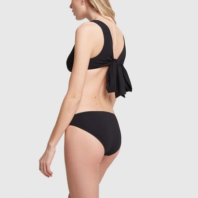 Shop Araks Rosemund Bow-tie Bikini Top In Black