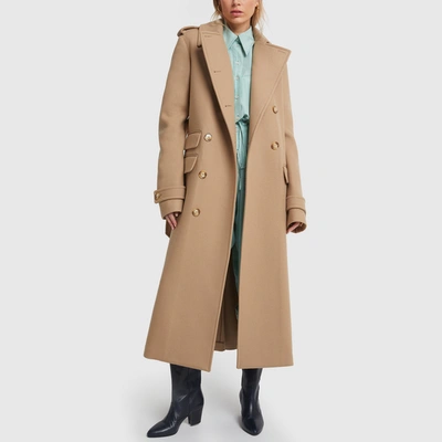 Shop Stella Mccartney Kasandra Coat In Camel