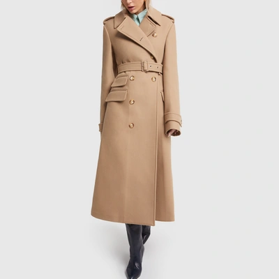 Shop Stella Mccartney Kasandra Coat In Camel