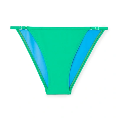 Shop Solid & Striped The Lulu Bottom In Solid Green