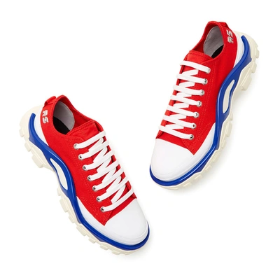 Shop Adidas Originals Rs Detroit Runner Shoes Sneakers In Red