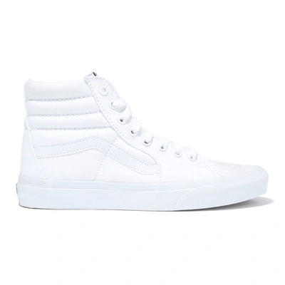 Shop Vans Canvas Sk8-hi Sneaker In True White