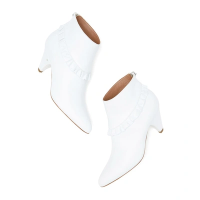 Shop Laurence Dacade Tita Leather Boots In White